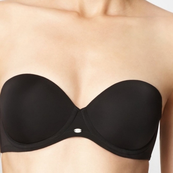 Calvin Klein black naked glamour strapless push up bra 34C - Picture 5 of 5